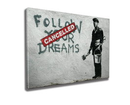Wallity Lienzo Decorativo Banksy WY48 70 x 100 cm